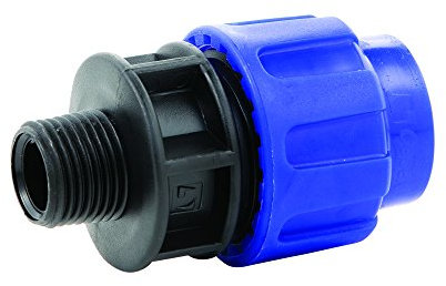 PE Tube Raccord union femelle 25 mm x 1 filetage extérieur DVGW