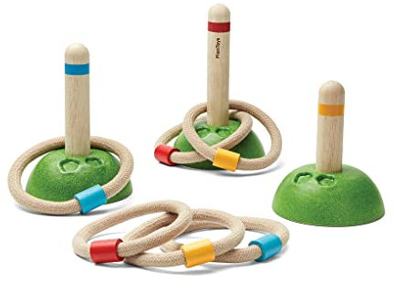 Plan Toys PLTO-5652 - Meadow Ring Toss, Minifigure