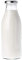Pack of 6 x 1 Litre Glass Milk Bottles with silver lids.
