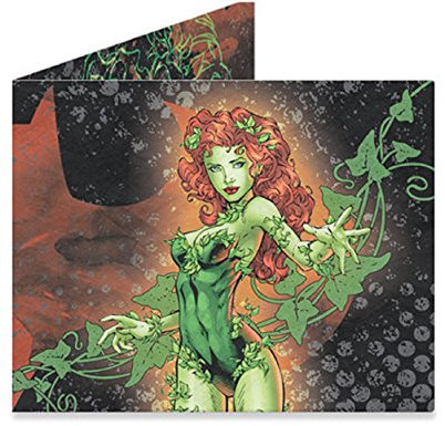 Dynomighty DC Comics Herren Geldbörse, ultradünn, umweltfreundlich, Tyvek-Motiv, Multi-Wallet Poison Ivy, Einheitsgröße
