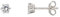 XENOX® Damen Ohrringe aus hochwertigem 925/- Sterlingsilber mit Zirkonia-Steinen | XS7262