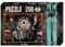 Noris 606031244 - V8 Puzzle Du willst der Beste sein - Team Barakudas, 200 Teile