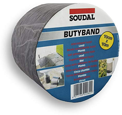 Soudal Butyband Selbstklebendes Fugendichtband – 10 m x 100 mm