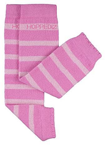 Hoppediz Babystulpen aus Kashmir / Merinowolle, Baby Leg Warmers, Einheitsgröße, pink rosa gestreift