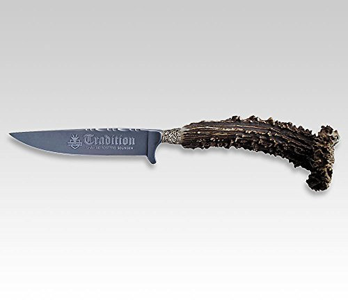 Linder Trachtenmesser Tradition, rostfr, Rehkrone, Weidmannsheil 10 cm