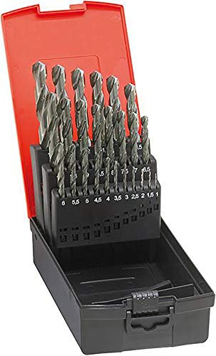 Format Spiralbohrer-Set DIN338 HSS geschliffen Typ N 1-13mm
