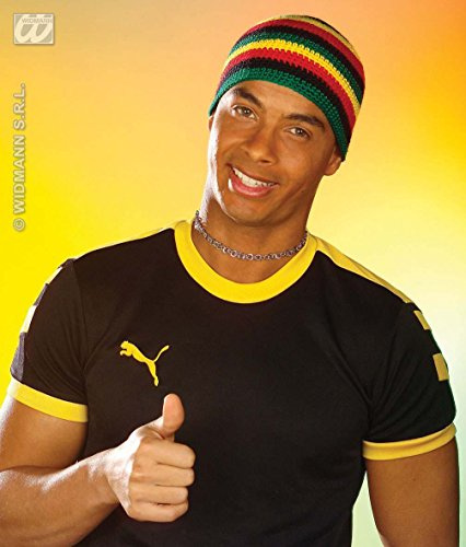 all4yourparty Wintermütze Mütze Strickmütze Bunt Beanie Baggy Rasta Reggae Jamaika Bob Style
