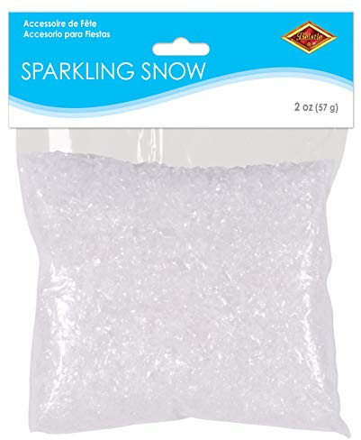 Beistle Sparkling Snow, 2-Ounce, White