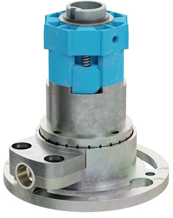 DIWARO® K080 Rolladengetriebe | Untersetzung 2:1 rechts | Antrieb 6mm Innenvierkant | Kurbelgetriebe, Kegelradgetriebe für SW 40 Rolladen Stahlwelle im Rolladenkasten