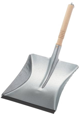 Recogedor, recogedor de metal galvanizado