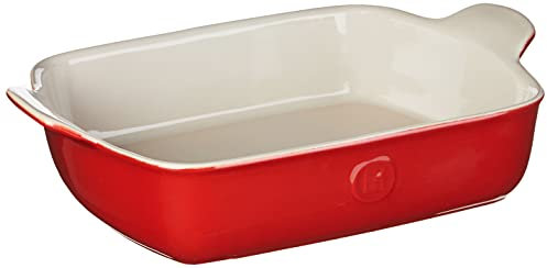 Emile Henry Rouge Small Rectangular Baker 11 X 8 Inches