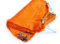 Netzsack, Raschelsack, 40 cm x 60 cm, 15 kg, mit Kordelzug, für Gemüse, Holzscheite, Feuerholz, orange, 100 Stück