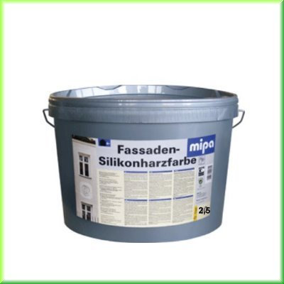 Mipa Fassadenfarbe Silikonharzfarbe weiss 2,5Ltr.