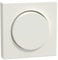 Schneider Electric Merten MEG5250-0419 Zentralplatte mit Drehknopf, Drehdimmer, Drehdimmereinsatz, Polarweiß, System M, Made in Germany