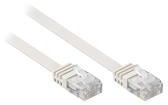 Patchkabel, Cat. 6, U/UTP, FLACHKABEL, grau, 5m, Good Connections®