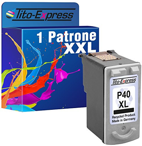 Tito-Express PlatinumSerie 1x Druckerpatrone für Canon PG-40XL Black Pixma IP1600 IP2200 IP2500 IP2600 MP140