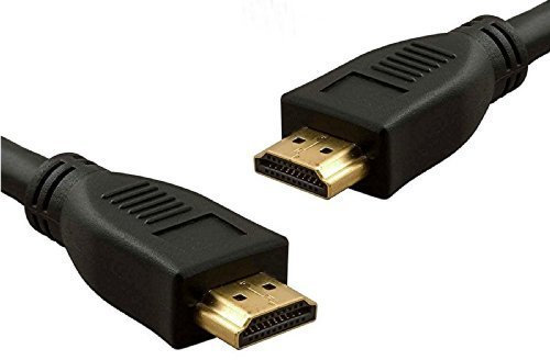 World of Data - 1.5m BLACK 4K v1.4 HDMI Cable - Compatible with xBox One, Series X, Series S, PS3, PS4, PS5