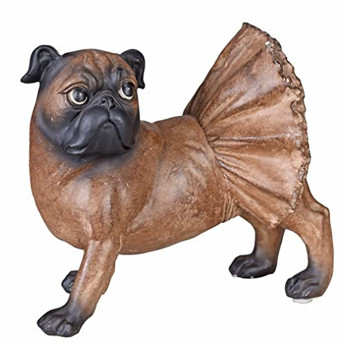 Mopsfigur Hundeskulptur Mops Carlin Vintage Hundefigur Antik Look cw099 Palazzo Exklusiv