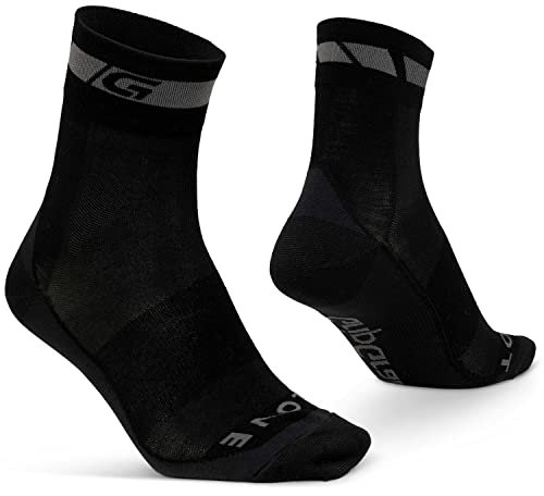 GripGrab Merino Wolle Regular Cut 1er und 3er Pack Fahrradsocken Radsport Strümpfe mit Merinowolle Geschenkbox Set