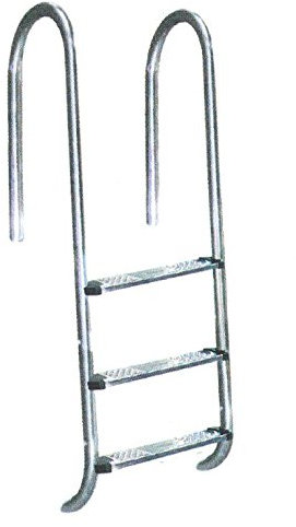 Stainless Steel Swimming Pool Ladder Enger Holm 5-Step Anchor Socket