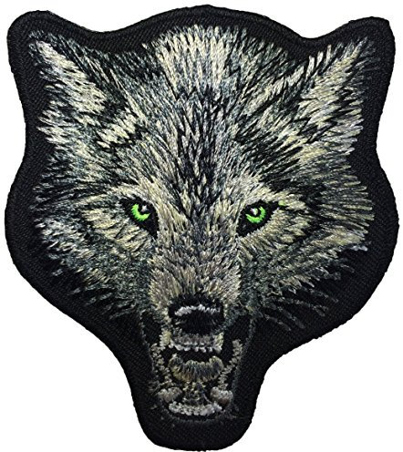 Ranger Return Wolfskopf Fox DIY Bikerjacke Weste Applikation bestickt zum Aufbügeln auf Emblem Abzeichen