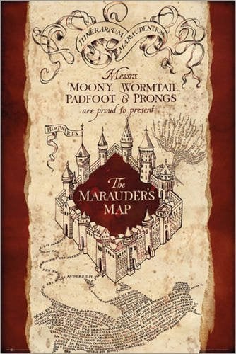 Harry Potter Poster Marauders Map (61x 91,5cm)