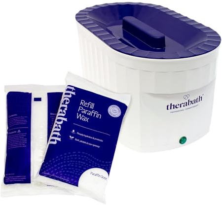 Therabath Professional Thermotherapy TB6 Paraffin Wax Bath - Helps Relieve Arthritis & Muscle Stiffness - Heat Therapy for Hands, Feet, Face & Body - Made in USA - 6 lb. ScentFree