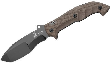 FKMD Unisex – Erwachsene Messer Meskwaki Tracker G10 Taschenmesser, Braun, 31,0 cm