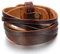 JewelryWe Schmuck Herren Armband, Armreif 18-20cm Verstellbaren Größen, Leder Legierung, Braun