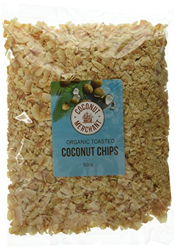 Coconut Merchant Toasted Coconut Chips 500 g (Pack of 3)