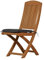 Sitzauflage Gartenstuhl anthrazit grau Premium Made in Germany