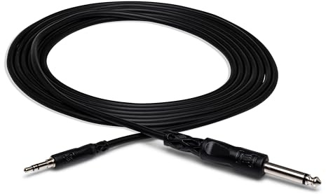 Hosa CMP-103, Mono Interconnect, 1/4 in TS to 3.5 mm TRS, 3 ft