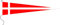 Everflag Langwimpel: Dänemark 100cm