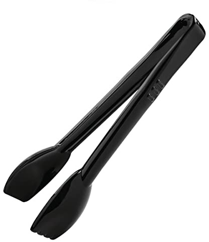 Vogue Food Tong Black - 230mm 9 | Resilient spring prevents deformation over years of heavy commercial use while providing a secure grip for serving.
