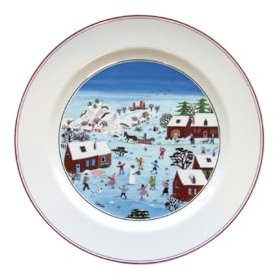 Villeroy & Boch Set of 6 Dinner Plates Christmas 27 cm 27 cm