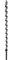 FISCH Schlangenbohrer Schaft 12 mm, sechskant, Länge 460 mm, Bohrer 12 mm, 0084120460