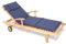 ROG garden-line AU15: Auflage FÜR Liege 196 x 58 cm - BLAU