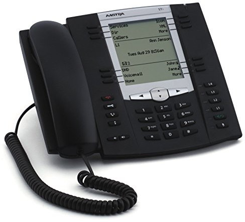 Mitel 6737i - VoIP-Telefon - RTCP, RTP, SRTP - Schwarz