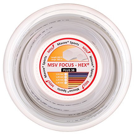 MSV Saitenrolle Focus-HEX Plus 38, Weiß, 200 m, 0355260135500016