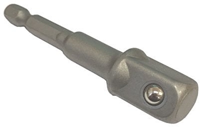 Professional 1/2 Drive Socket Adaptor 1/4 Shank - turn cordless or corded electric drills in to socket guns