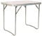 Charles Bentley Odyssey, Outdoor, Garden, BBQ, Folding, Portable, Camping, Compact, Small, Picnic Table, Festival, Side Table, Carry Handle, White Table top, Easy Clean, Space Saving (50x70x5cm)