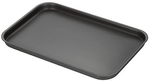 Stellar Expert Baking Tray, 30 x 20 x 1.5cm, Oven Safe to 240C, PTFE & PROFA Free, Strong Hard Andonised Surface