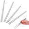 EQLEF Stainless Steel Chopsticks, 23cm Length (4 Pairs, Silver, Solid, Dishwasher Safe)