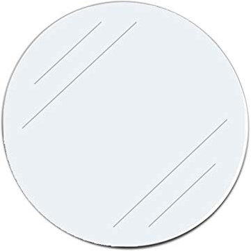 Klebeetiketten selbstklebend | Transparent | Durchmesser & Menge wählbar | Einseitige Klebepunkte | Verschlusspunkte / 50 mm 100 Stück
