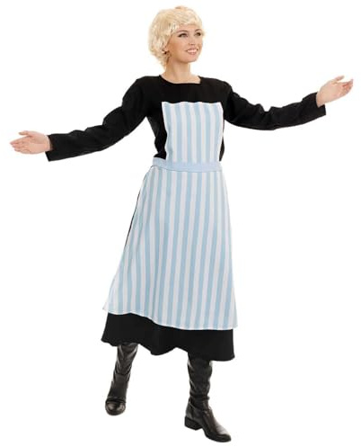 Fun Shack Déguisement Femme Victorien, Costume Comédie Musicale, Carnaval et Paysan, XXL