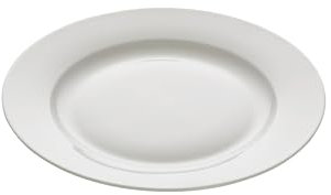 Maxwell & Williams Cashmere Side Plate, Wide Rimmed Style, Fine Bone China, White, 20.5 cm