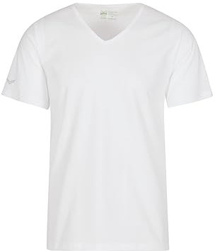 Trigema Damen V 100% Biobaumwolle T-Shirt, Weiß (Weiss C2C 501), 48 (Herstellergröße: XL)