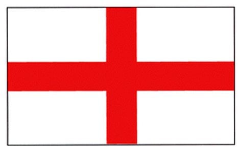 England St George Flag Interior Car Window Sticker