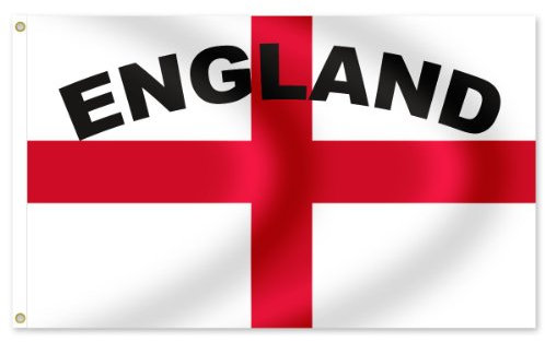 Länder Flaggen Fahnen zur Fußball WM Maße 90x150 cm, Land wählen:FL-06a England