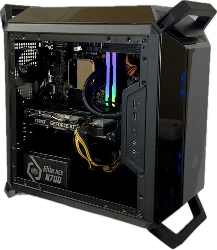 REALTECHNOLOGY PC Gaming I7 12700 12Core, RTX 2060, Ram 32Gb 3600MHz, Ssd NVMe 1TB, Dissipatore Liquido 120mm, Windows 11 Pro, Pc Da Gaming